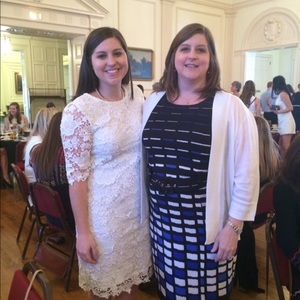 White Lace Dress - Size 8